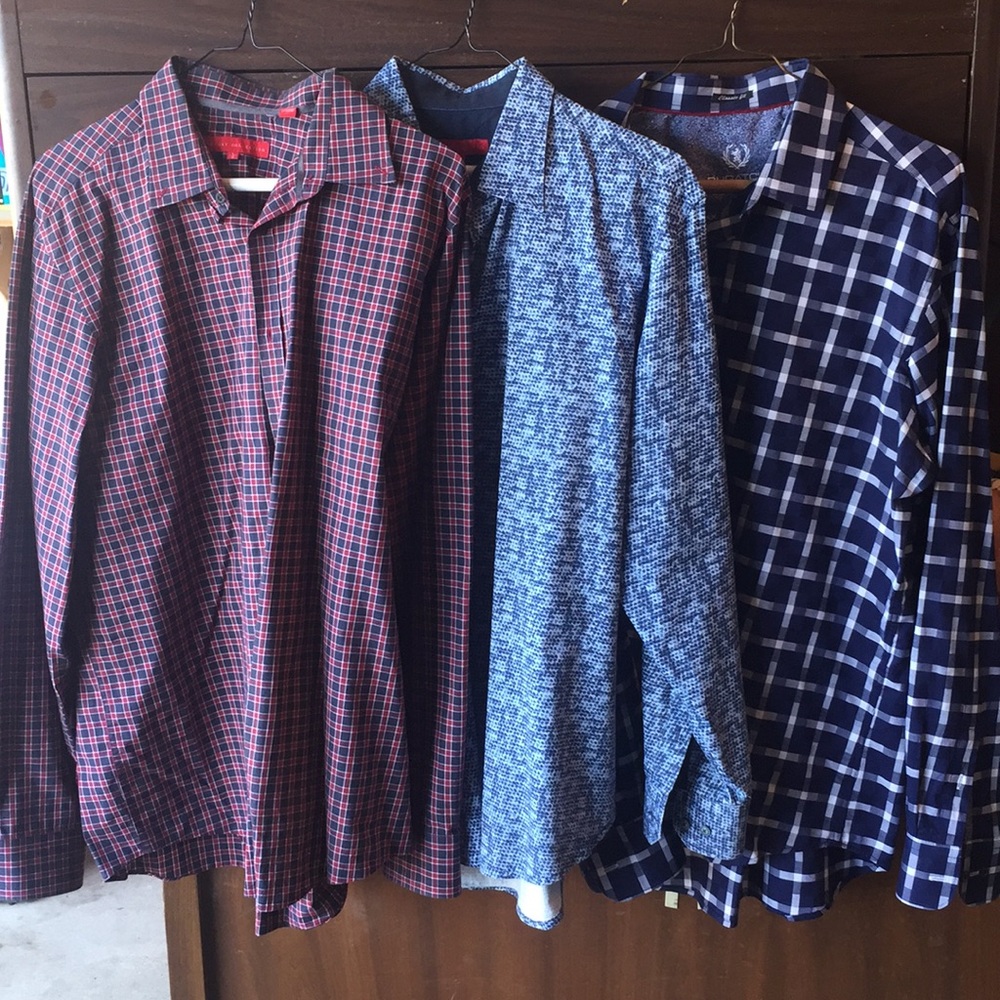 😲 Men’s Long Sleeve Button-Up Bundle 😲